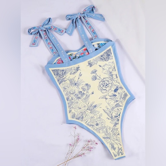 Reversible One Piece Bathing Suit - Picture 4 of 8